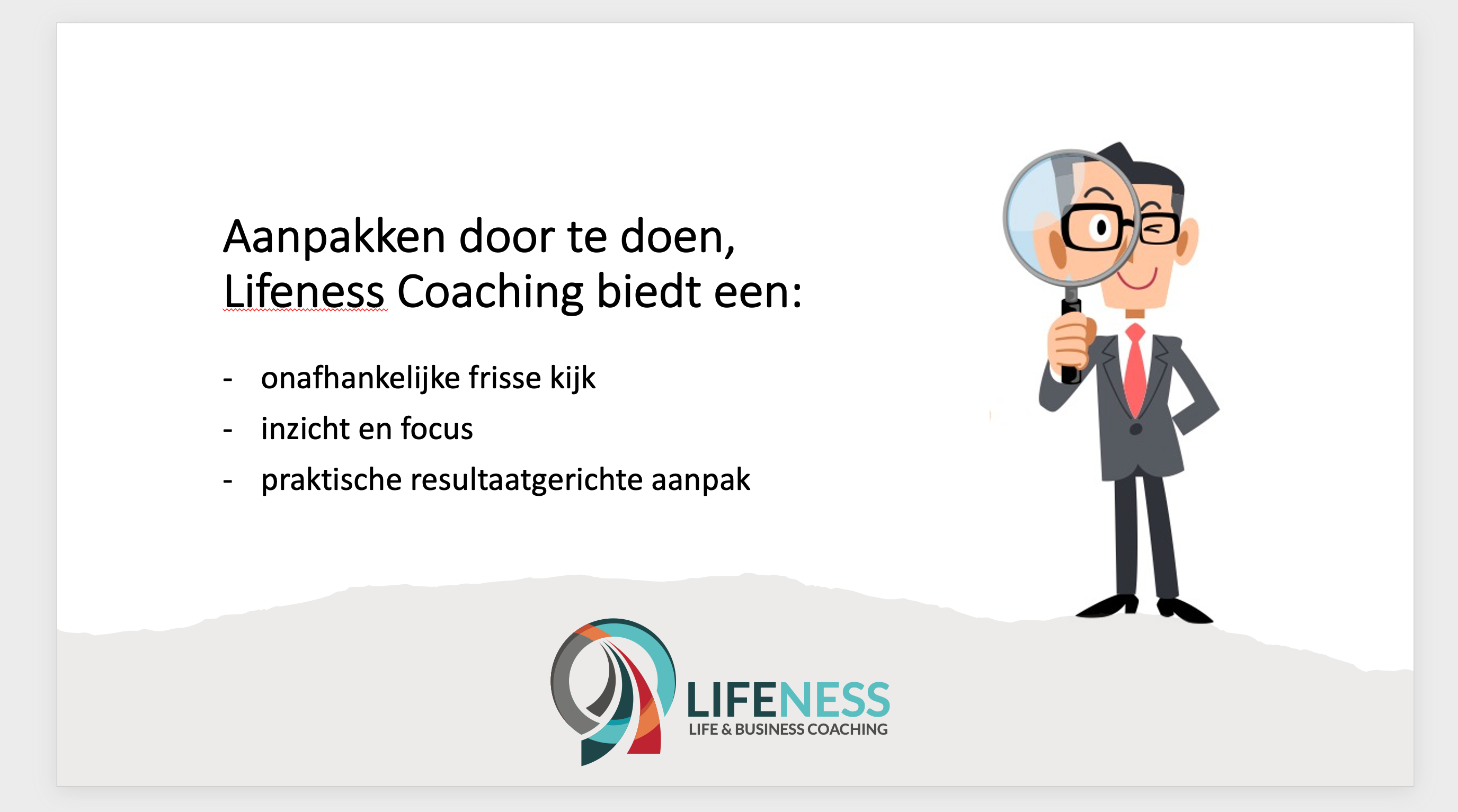 PowerPoint presentatie Lifeness Coaching
