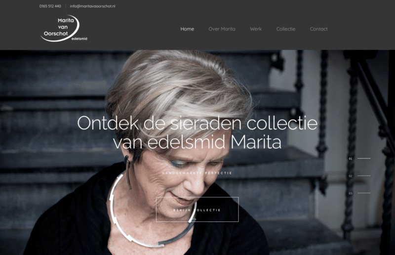 nieuwe site Edelsmid Marita van Oorschot homepage - Cool Clogs